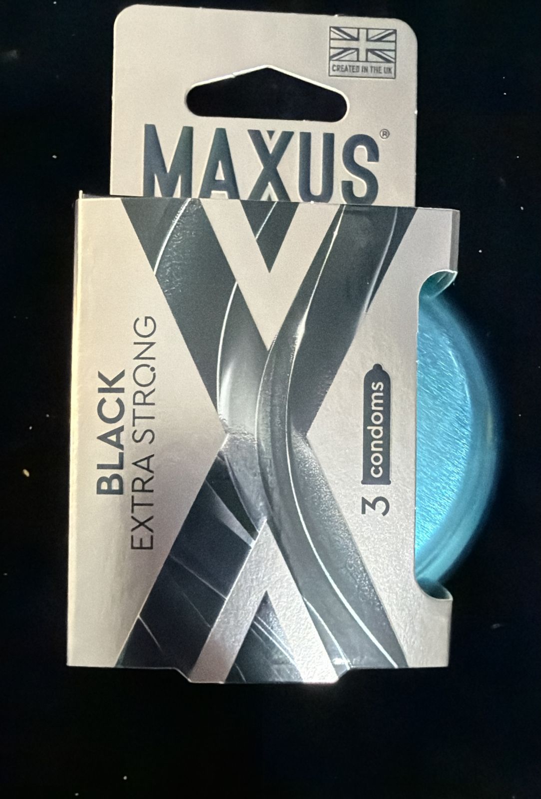 ПРЕЗЕРВАТИВЫ MAXUS EXTRA STRONG № 3 X-EDITION (черные, утолщ., гладкие) 0901-116 цена за кейс