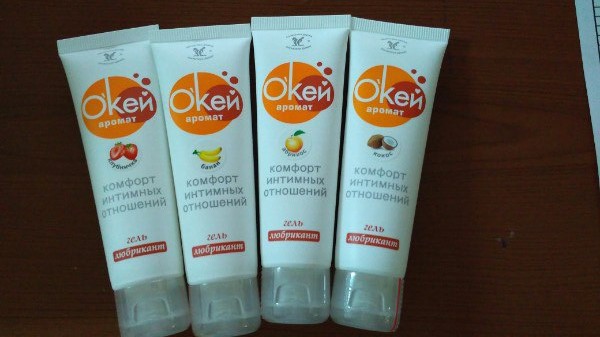 Гель смазывающий "Окей" с фруктовым ароматом, 20009
