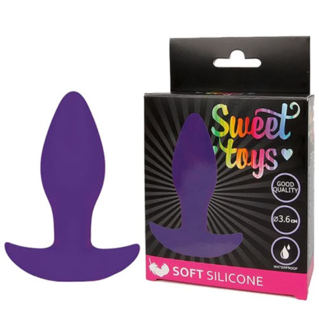 Фиолетовая анальная втулка 8,5см Bior Sweet Toys ST-40177-5