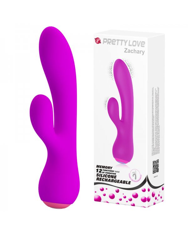 Вибратор для точки G и клитора PrettyLove Zachary BI-014639