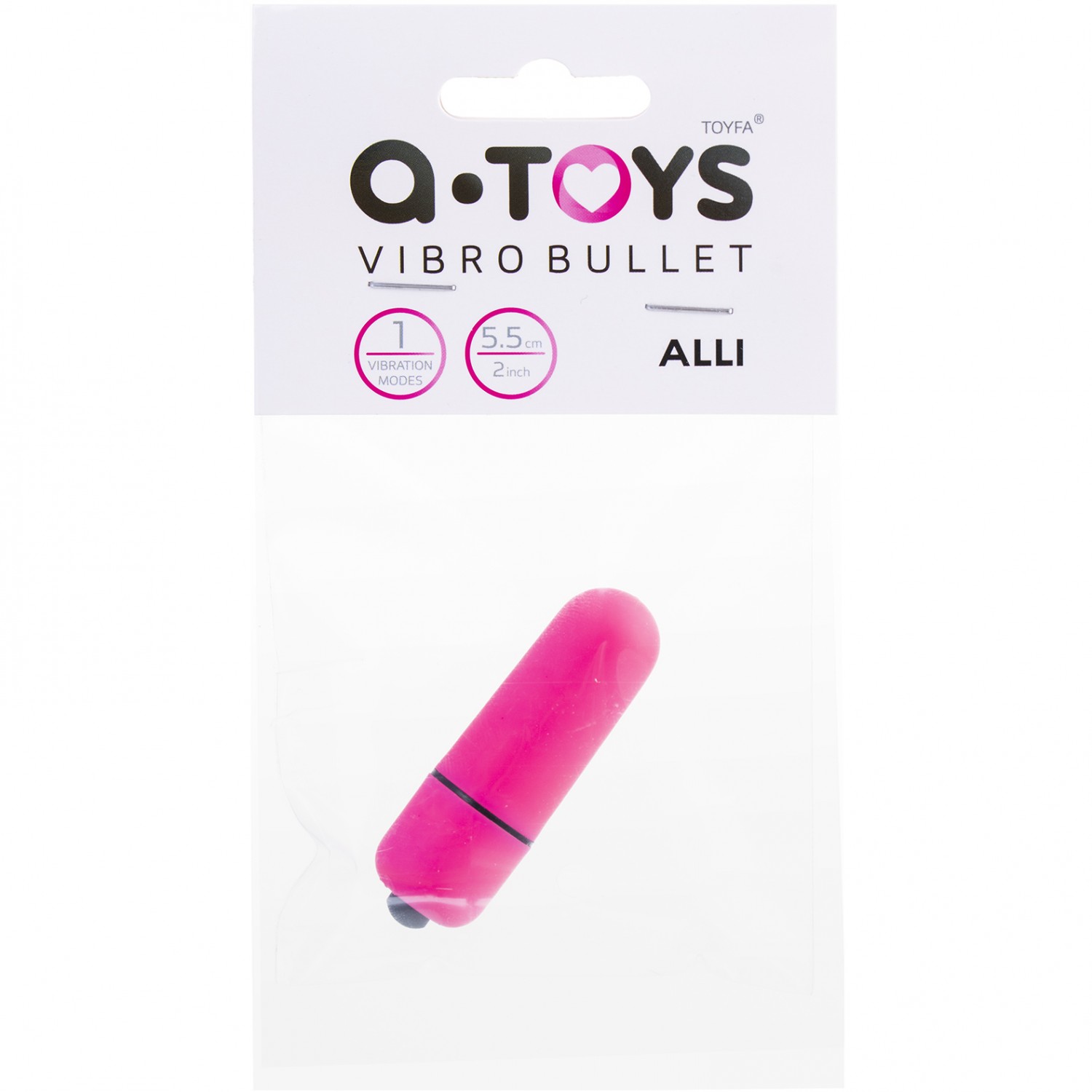 Вибропуля A-Toys TOYFA Alli розовый, 761058