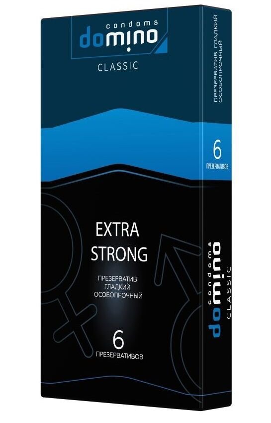Презервативы Domino Classic Extra Strong 6 шт, цена за упак  07938
