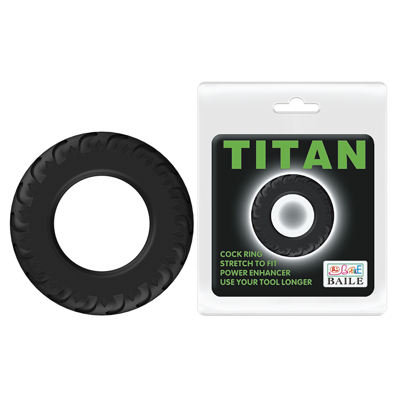 Силиконовое эрекционное кольцо TITAN BI-210146