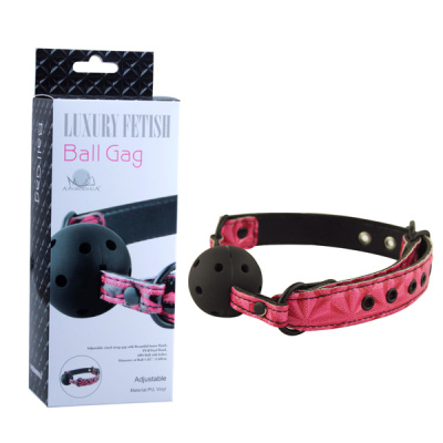Кляп-шар BALL GAG L 680 мм D 44 мм, цвет розовый арт. EK-3102