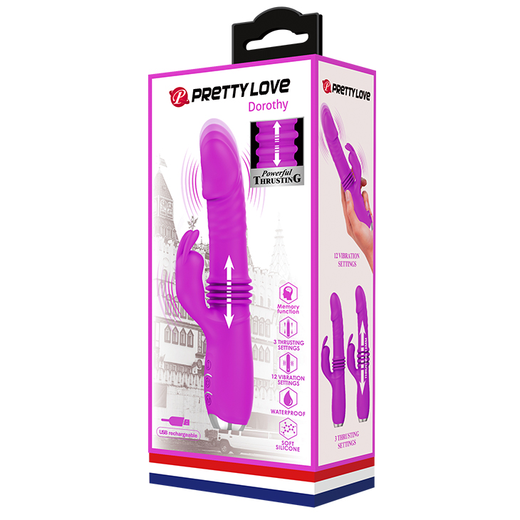 Вибратор с поступательным движением Pretty Love Dorothy BI-014713