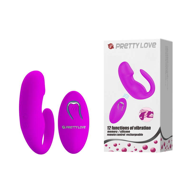 Вибратор для пары с пультом д/у Pretty Love BI-014482W