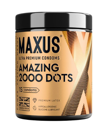 ПРЕЗЕРВАТИВЫ MAXUS AMAZING № 15 X-EDITION (точечные) 0901-114 цена за 1 шт