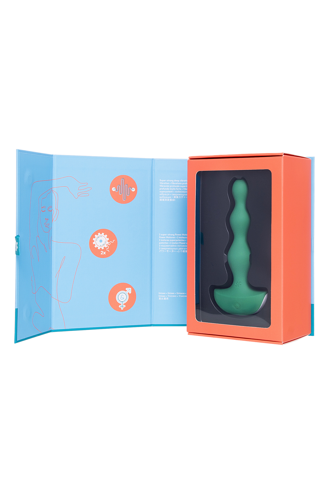 Анальная виброелочка Satisfyer Lolli Plug 2,зеленый, J2008-15-1