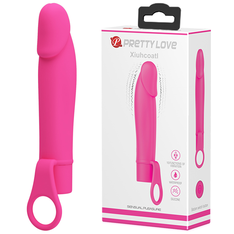 -Мини-вибратор с кольцом Pretty Love BI-014720