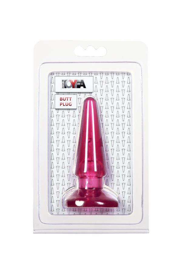 Анальная втулка TOYFA, PVC, розовый, 9,5 см 881303-3