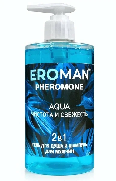 Гель для душа и шампунь AQUA, 430 мл LB-35003