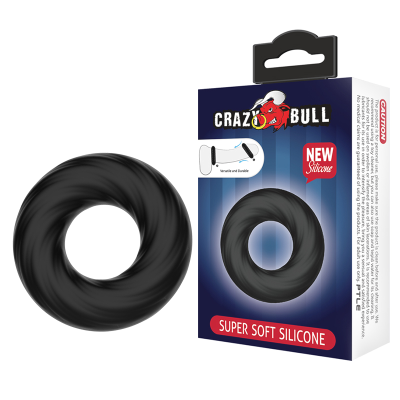 Силиконовое эрекционное кольцо Crazy Bull BI-210181