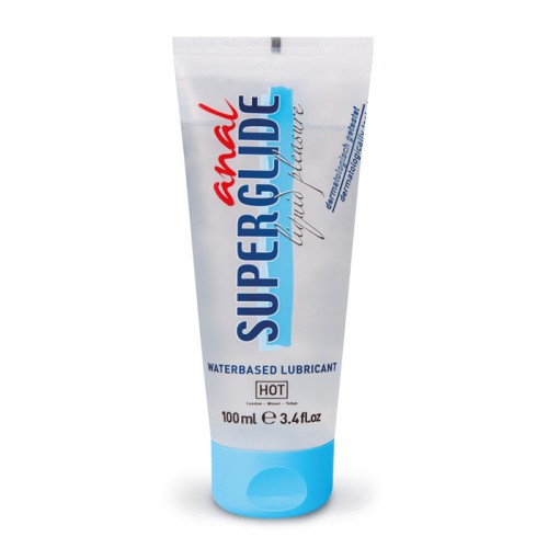 ЛЮБРИКАНТ "HOT Anal Superglide Waterbased Lubricant" на водной основе 100 мл. арт.44043