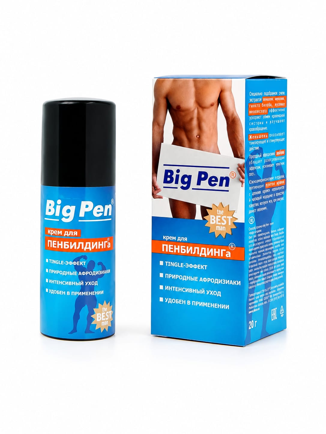 Big Pen - крем для увеличения пениса 20 г, LB-90005