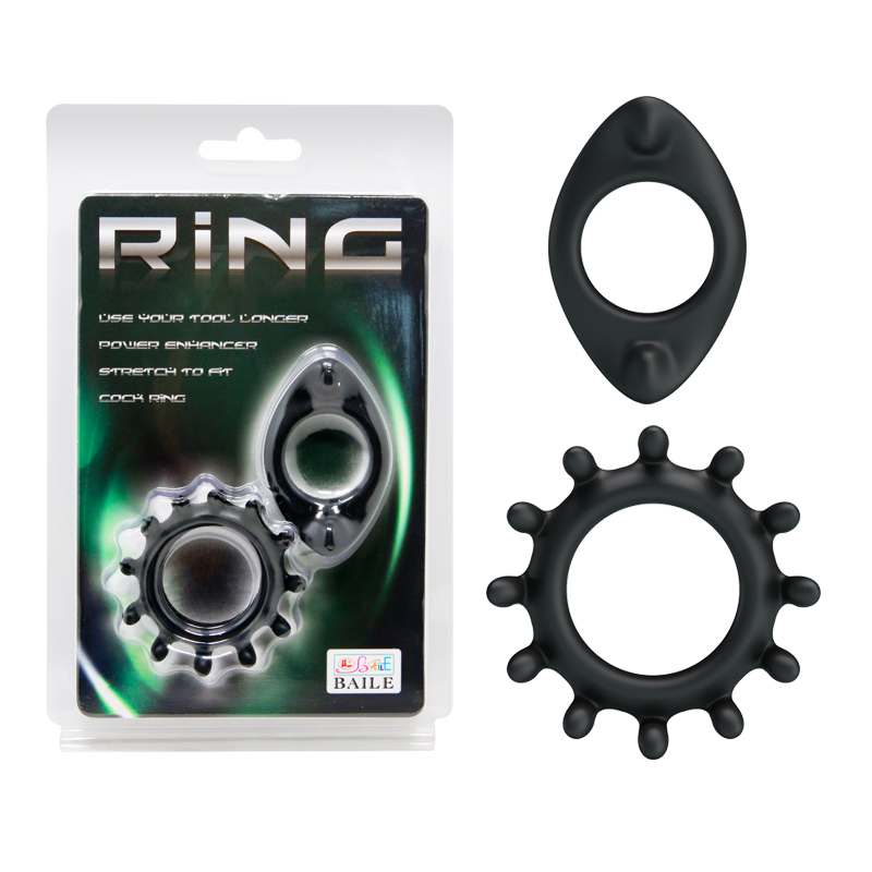 Набор эрекционных колец 2 шт RING BI-210161