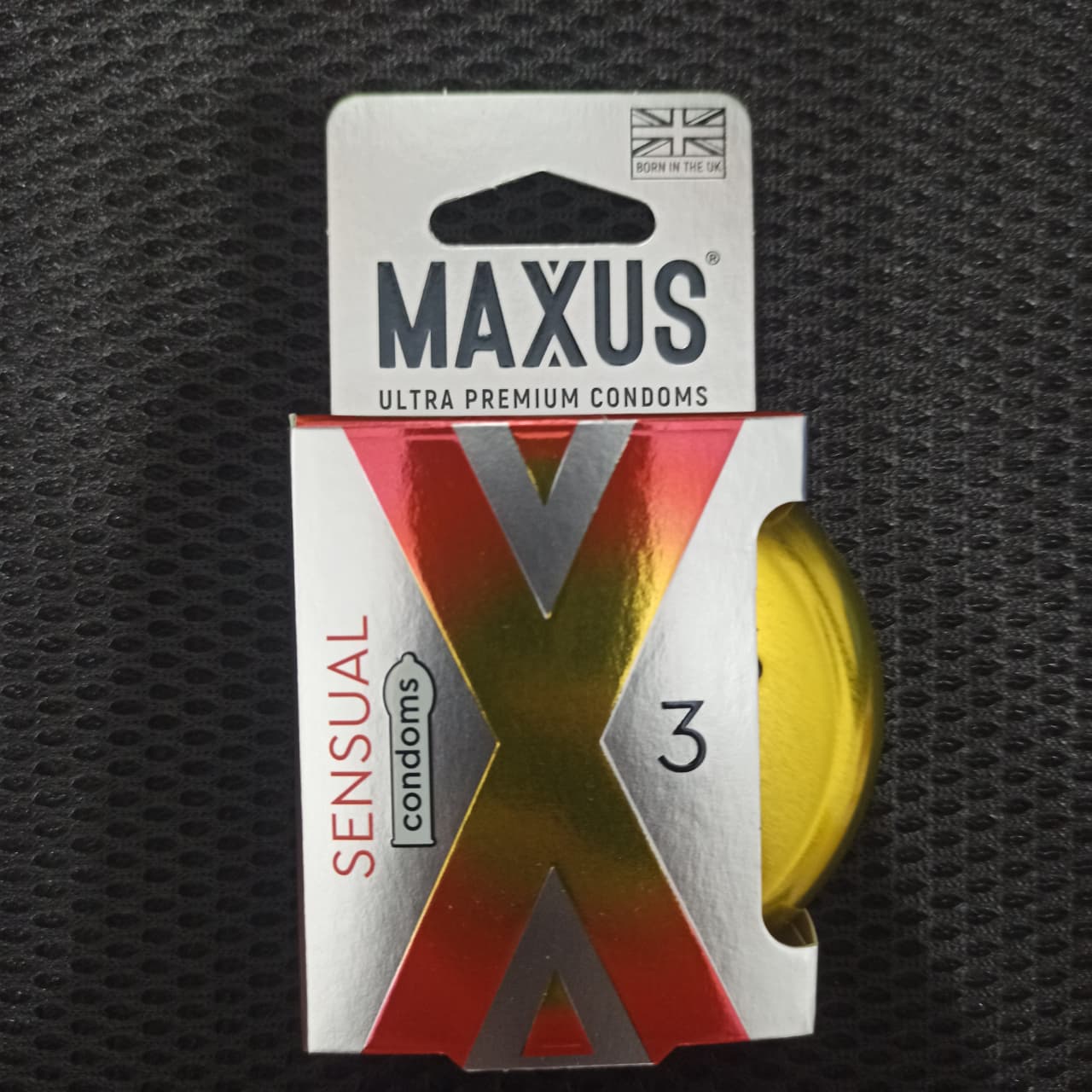 Презервативы Maxus Sensual классические, железный кейс 3шт, цена за упак