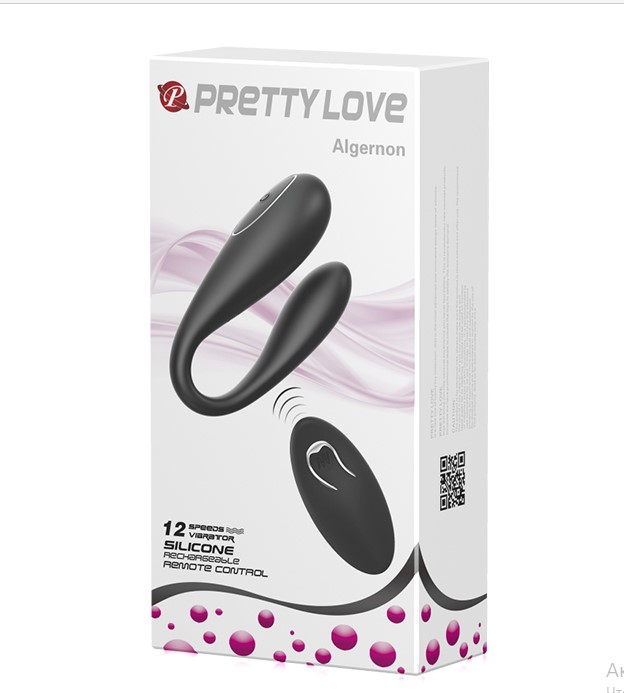 Вибратор для пары с пультом д/у Pretty Love Algernon BI-014582W-1