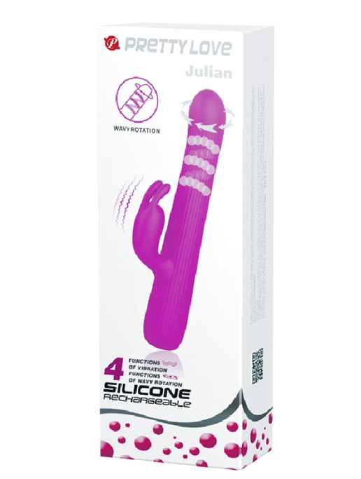 Вибратор с вращением Pretty Love Julian BI-014640