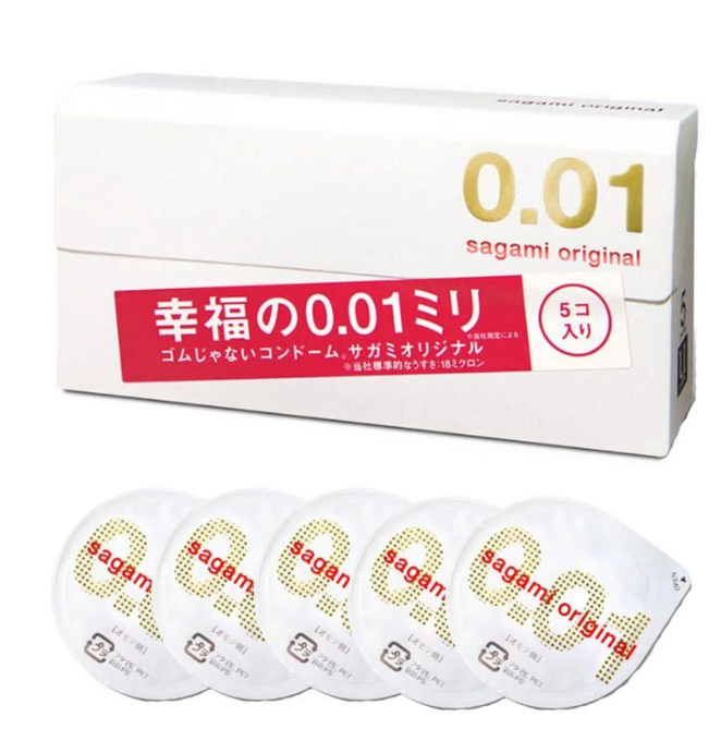 Презервативы японские полиурет. Sagami Original 0.01 Ультратонкие , цена за 1 шт