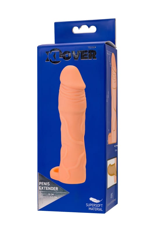 Насадка на пенис XLover TOYFA для увеличения разм, телесный 19 см 748039