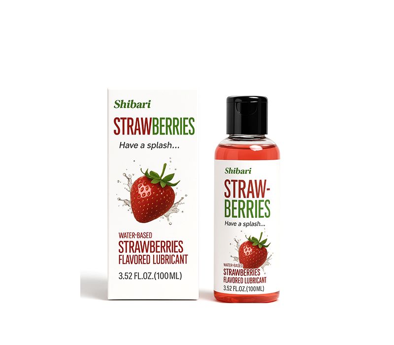 Shibari Strawberries 100ml на водной основе со вкусом клубники
