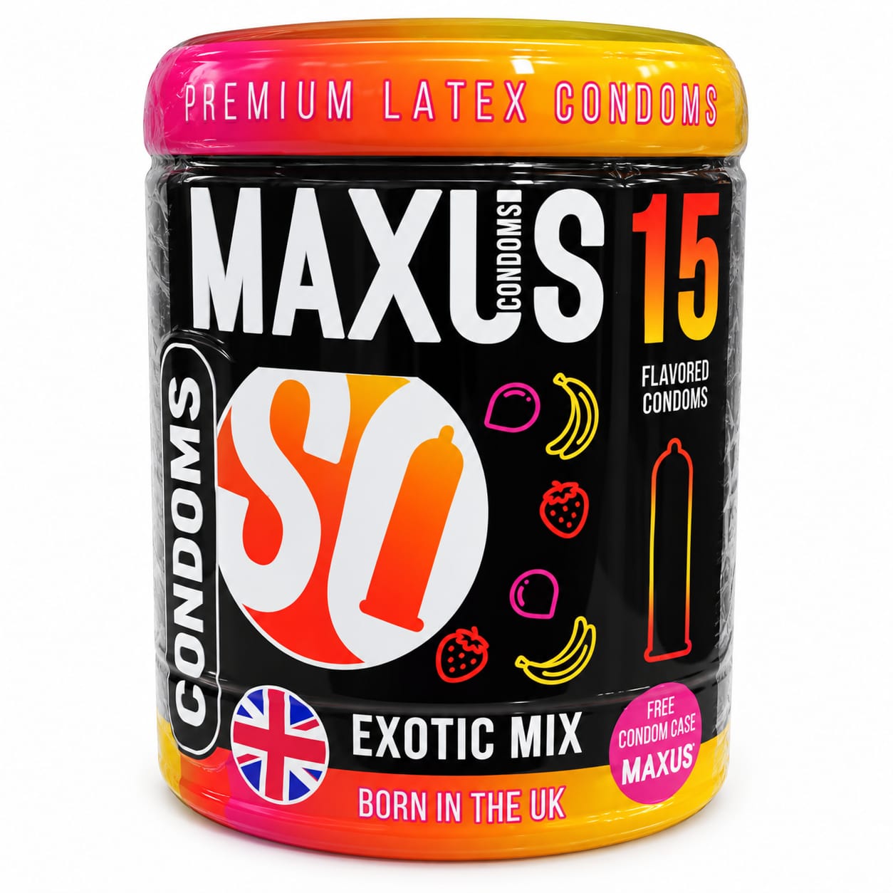 Презервативы Maxus EXOTIC MIX, ароматизированные 15шт, цена за 1 шт