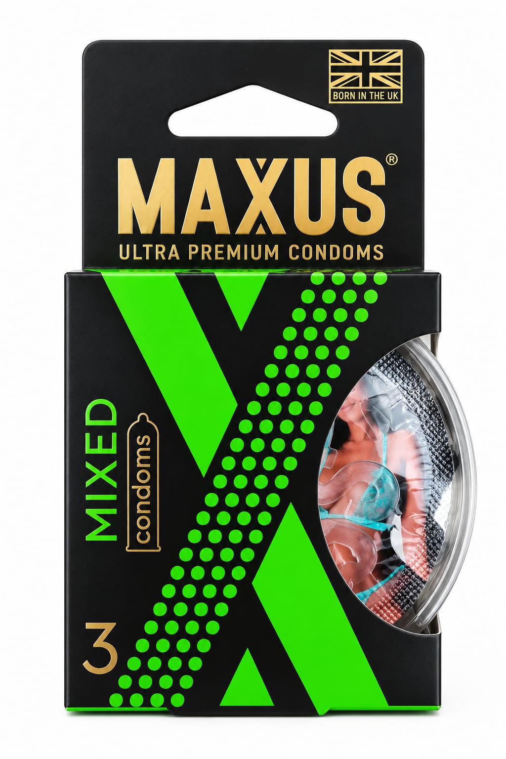 Презервативы Maxus Mixed набор, пластиковый кейс, 3шт, цена за упак